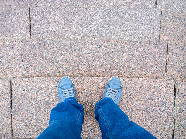 istock Feet on the stairs. 482368916