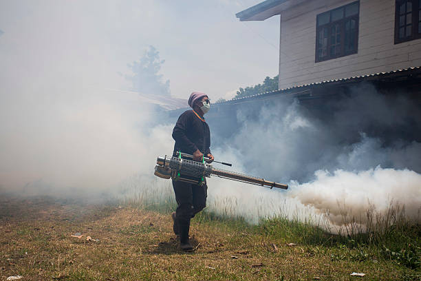 istock Fogging to prevent spread of dengue fever 482369676