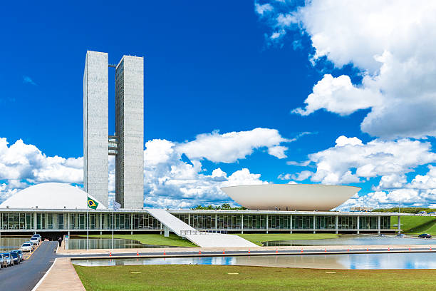 brazylijski kongres narodowy w brazylia, brazylia - national congress building zdjęcia i obrazy z banku zdjęć