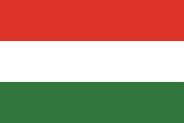 Flag of Hungary A horizontal triband of red, white and green hungary stock illustrations
