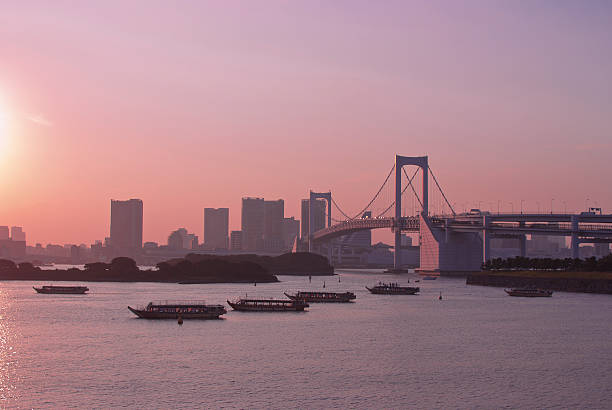 istock Passenger and Rainbow Bridge in Odaiba. 482379941