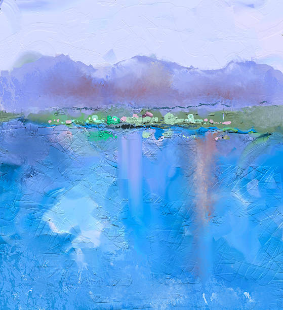 istock Abstract colorful oil painting landscape 482381906