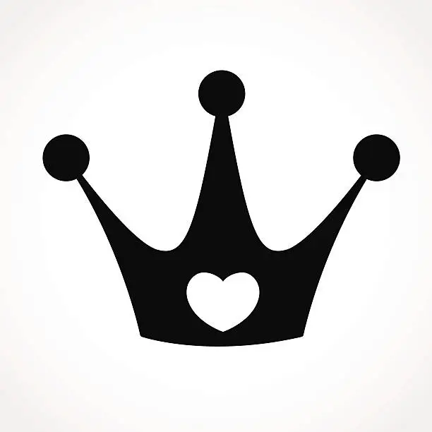 Vector illustration of crown icon