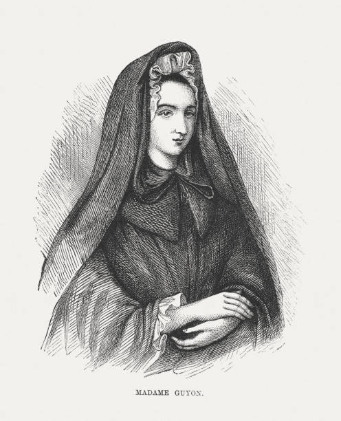 istock Jeanne Guyon, French mystic, published in 1873 482386786