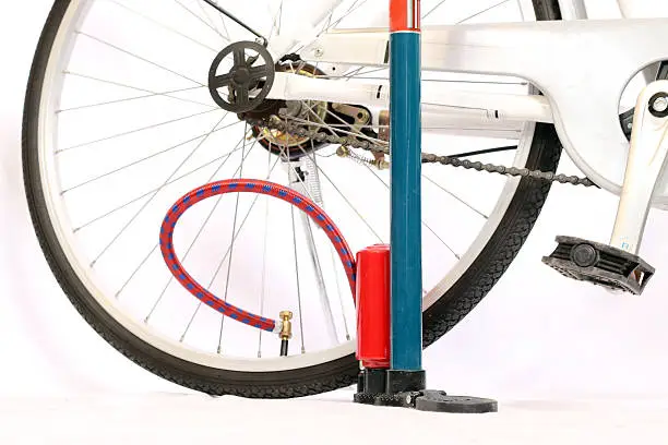 air pump with bicycleair pump with bicycle