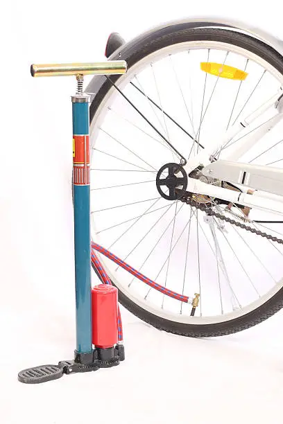 air pump with bicycleair pump with bicycle