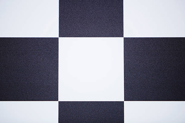 istock Close up of black and white checkerboard 482398146