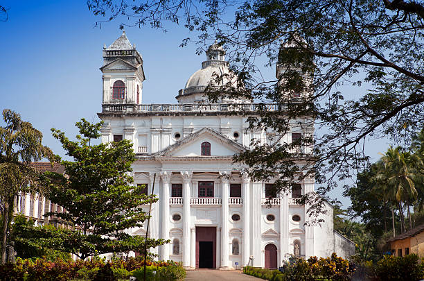 istock Old Goa. Saint Cajetan church, India 482398450