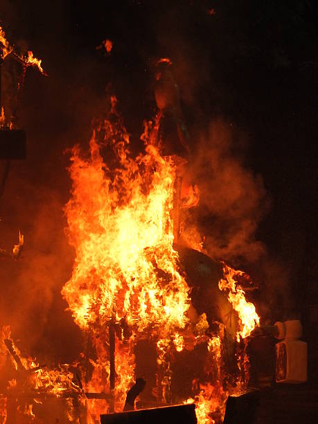 istock Flames Of Las Fallas 482399857