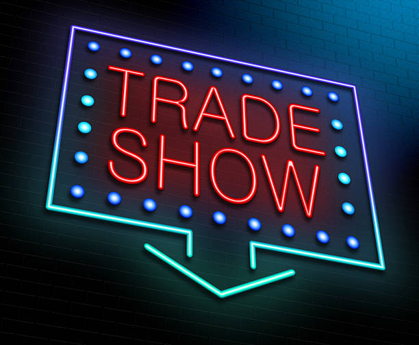 fiera concetto. - exhibition tradeshow trading stock exchange foto e immagini stock