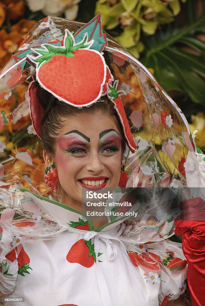 Anfitrión en la hermosa flor Carnival - Foto de stock de Adulación libre de derechos