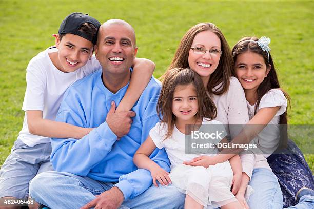 Happy Family Stock Photo - Download Image Now - 2015, Adult, Affectionate