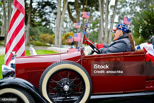 Us Memorial Day Ceremony The Presidio Cemetery San Francisco Stock Photo - Download Image Now