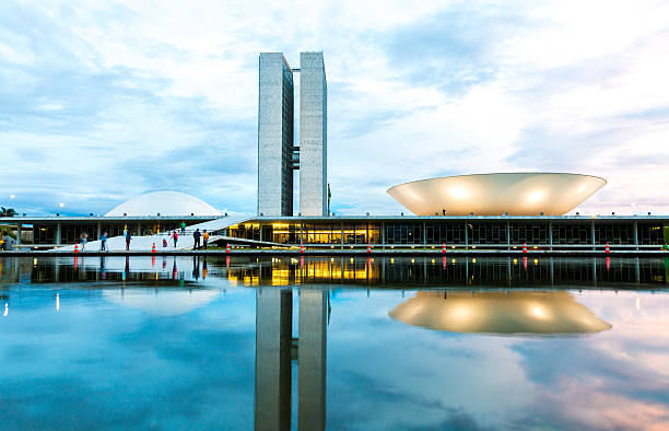 brazylijski kongres narodowy w brazylia, brazylia - national congress building zdjęcia i obrazy z banku zdjęć