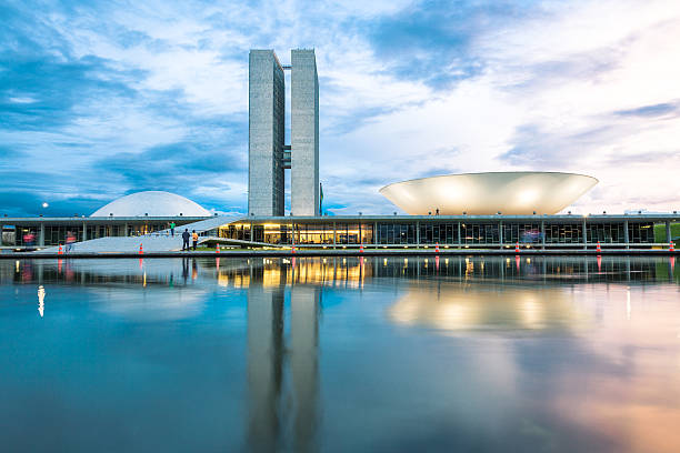 congresso nacional brasileira em brasília, brasil - brasilia - fotografias e filmes do acervo