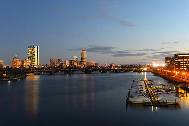 istock Boston Charles River and Back Bay skyline at night 482412536