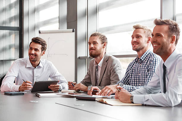istock Business team having meeting in a board room 482413802