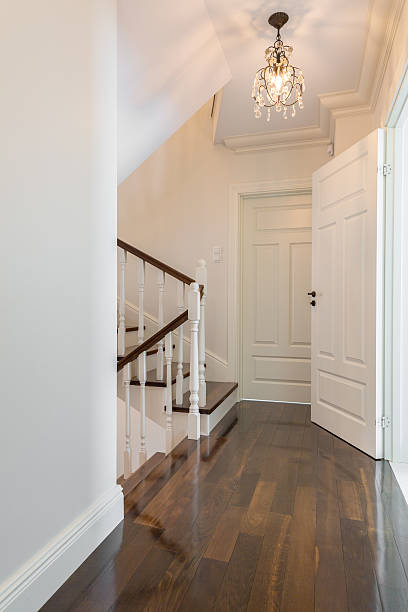 istock Wooden parquet in elegant hall 482418100