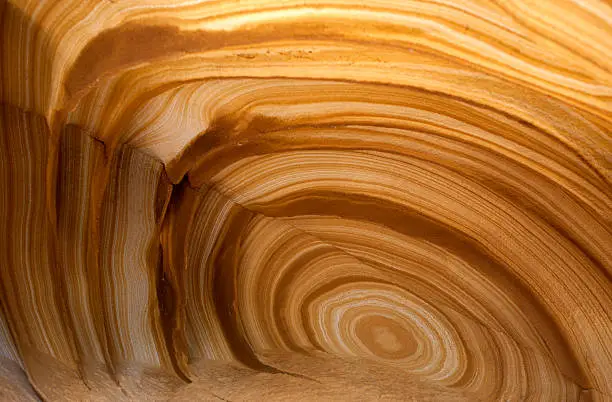 Photo of sandstone cave