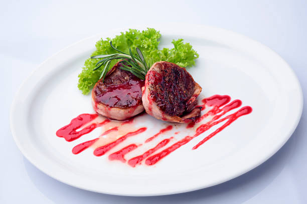 istock Grilled pieces of tenderloin 482420892