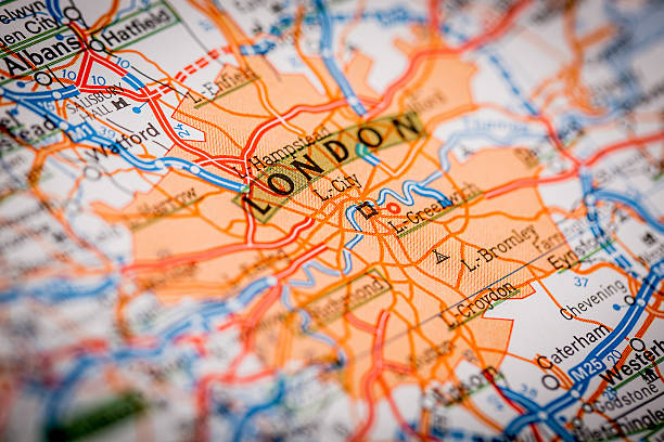 London City on a Road Map