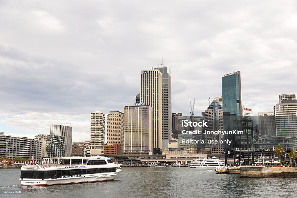 Circular Quay i Sydney dzielnicy biznesowej Center - Zbiór zdjęć royalty-free (Architektura)