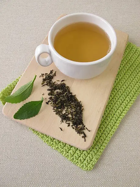 Darjeeling green tea and stevia - Darjeeling Grüntee und Stevia