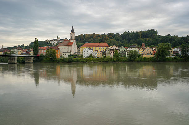 istock old histroical buildings by danube river at passau germany 482428591