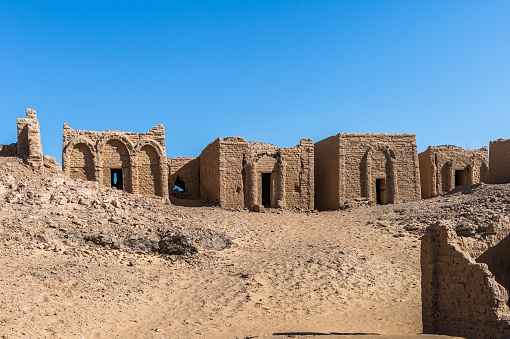 The fortress of Khorezm in Uzbekistan is just about 100 km from Khiva at the border of the desert. Was one of the outposts built to protect the silk road.
