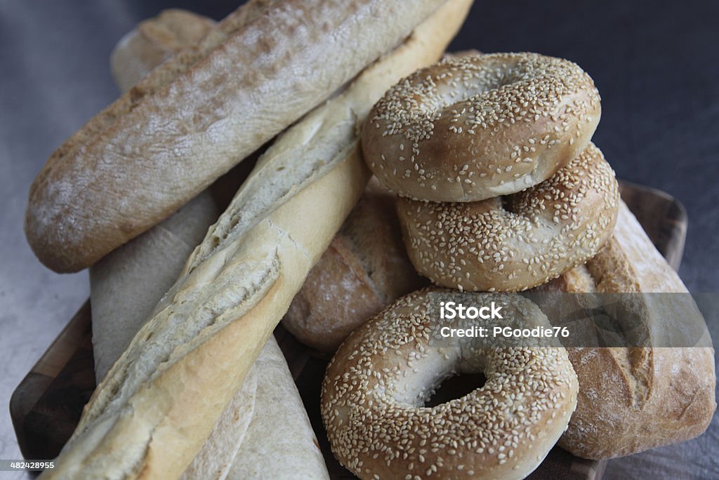 Sélection de délicieux pains - Photo de Aliment de base libre de droits
