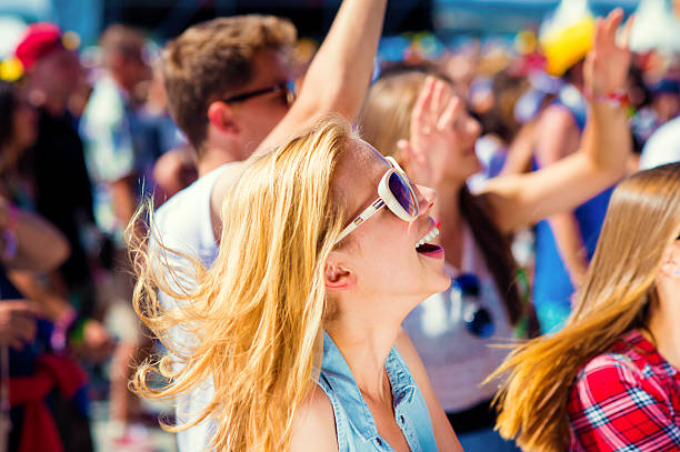 istock Beautiful teens at summer festival 482430496