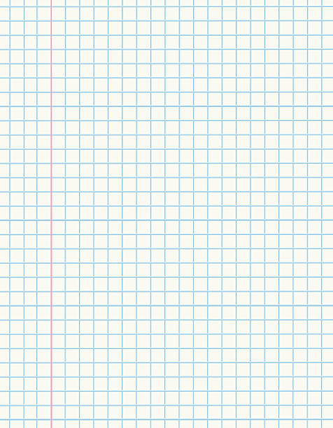 Math paper Vector exercise math paper page number design stock illustrations