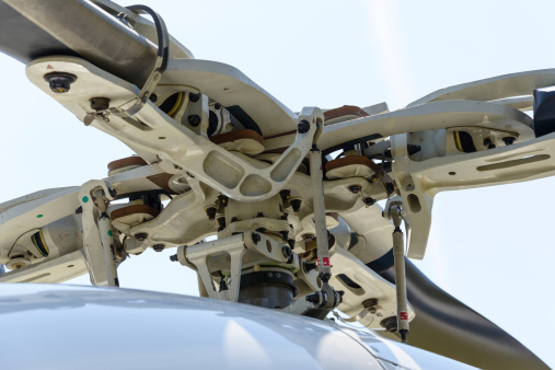 Helicopter rotor detail