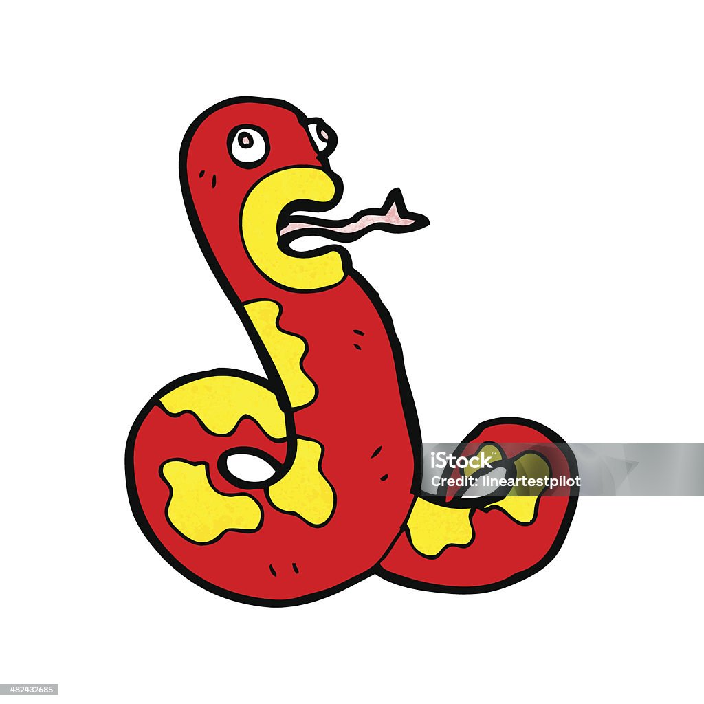 Funny Cartoon Snake Stock Illustration - Download Image Now - Animal,  Cheerful, Cute - iStock