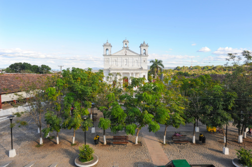 The church of Suchitoto on El Salvador