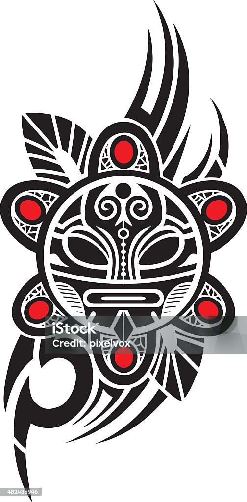 Agente de mudanzas Sacrificio Bosque Ilustración de Taíno Sol y más Vectores Libres de Derechos de Tatuaje -  Tatuaje, Vector, 2015 - iStock