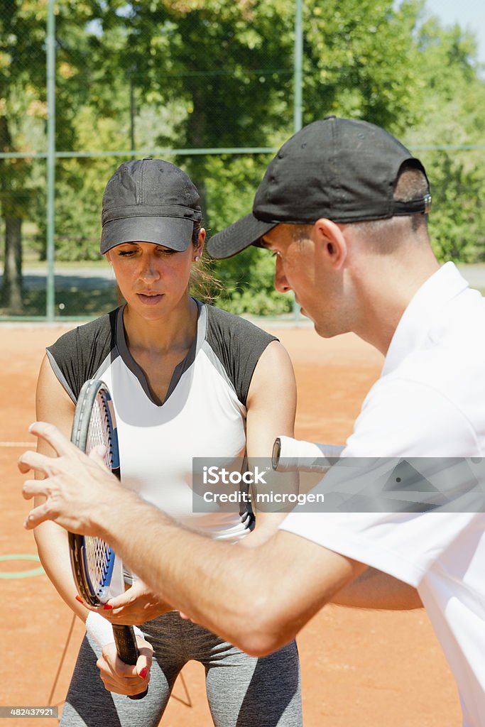 Leçons de Tennis - Photo de Tennis libre de droits