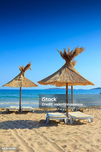 의자 해변 생바르텔르미에 대한 스톡 사진 및 기타 이미지 - 생바르텔르미, 0명, 고요한 장면