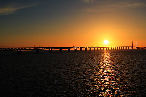 istock Oresundsbron - A Great bridge at sunset! 482439407