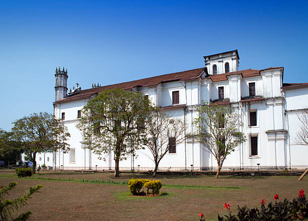 istock Square and churches in Old Goa, India 482440644