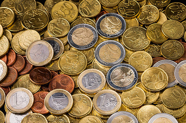 istock two Euro Coin closeup finance concept 482441614