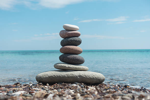 balance stones balance stones cairns photos stock pictures, royalty-free photos & images