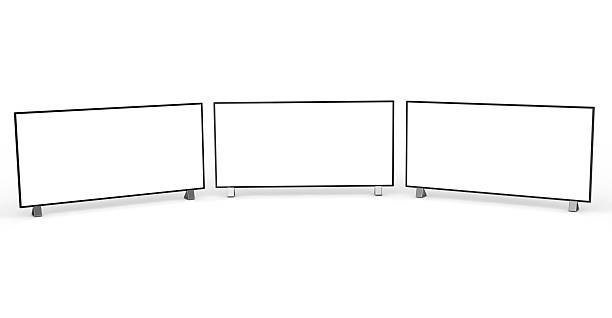 istock Flat TV and PC Monitor 482442616