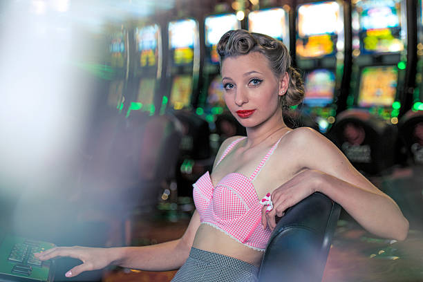 istock Pin-Up Style in a Casino 482445136