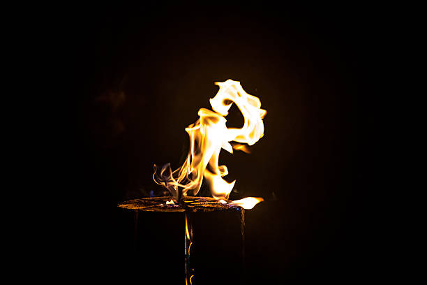 istock Photo of flame by night 482445192