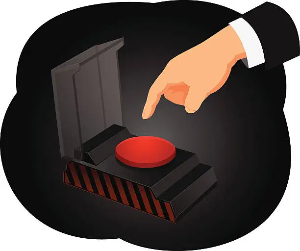 Vector illustration of Emergency button