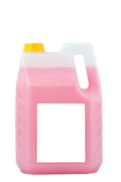 istock Cleaning products. Detergent plastic bottle isolated on white ba 482446082