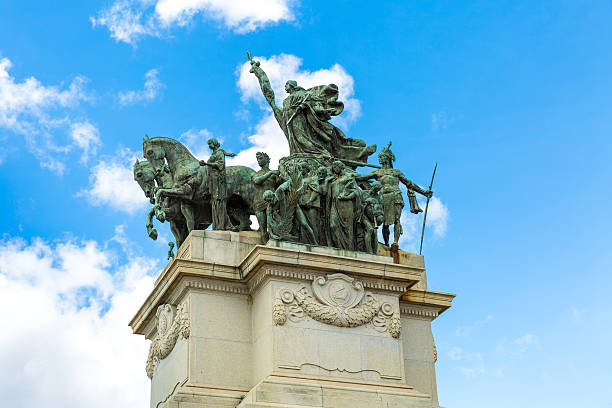 unabhängigkeitsdenkmal in ipiranga, sao paulo, brasilien - independence stock-fotos und bilder