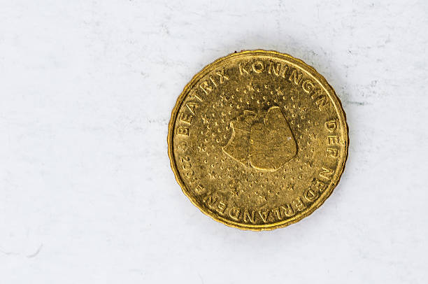 istock 10 Euro cent Coin with Netherlands backside used look 482446884