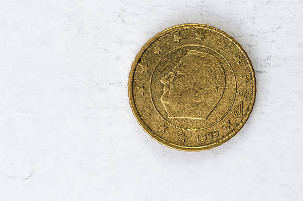 istock 10 Euro cent Coin with Belgium backside used look 482447366